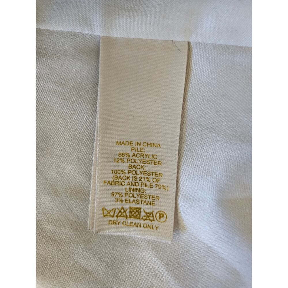 Kate Spade New York Rosalyn Faux Fur Coat, Size 8 - Picture 13 of 13